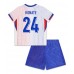 Maillot de foot France Ibrahima Konate #24 Extérieur vêtements enfant Europe 2024 Manches Courtes (+ pantalon court)